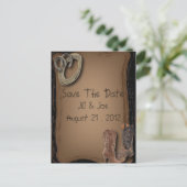 ウェスタン・カウボーイ・ブーツ・ウェディングはデートを除く 案内ポストカード (スタンド正面)