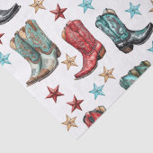 ウェスタン・カウボーイ・ブーツ 薄葉紙 (詳細)