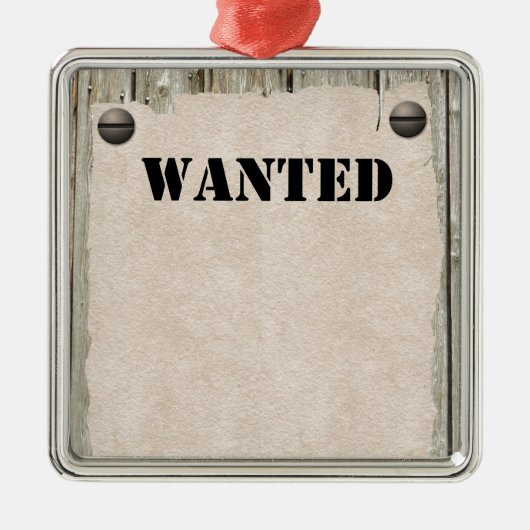 ウェスタン・カウボーイ・ポスター メタルオーナメント (正面)