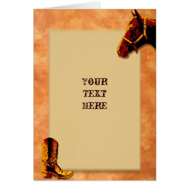 ウェスタン・カード (正面)