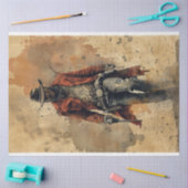 ウェスタン・ガンファイターのワイルドウェスト・デクページ 薄葉紙 (クラフト)