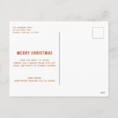 ウェスタン・クリスマスの写真 シーズンポストカード (裏面)