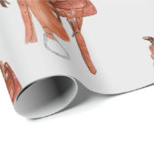 ウェスタン・サドル・パターン ラッピングペーパー (ロールコーナー)