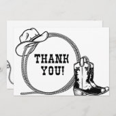 ウェスタン・サンキュー サンキューカード (正面/裏面)