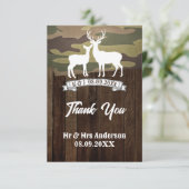 ウェスタン・ザ・狩りは結婚写真を撮り終えた サンキューカード (スタンド正面)