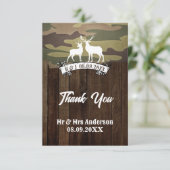 ウェスタン・ザ・狩りは結婚写真を撮り終えた サンキューカード (スタンド正面)