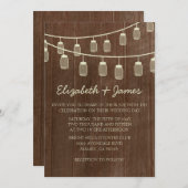 ウェスタン・ストリング・オブ・ライト・結婚式招待状 招待状 (正面/裏面)