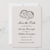 ウェスタン・セーブ・ザ・デ素朴ート・ホース結婚 案内状 (正面)