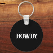 ウェスタン/ダンサーキーチェーン白黒B キーホルダー (裏面)