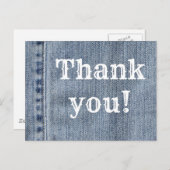 ウェスタン・デニム・サンキュー ポストカード (正面/裏面)