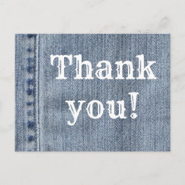 ウェスタン・デニム・サンキュー ポストカード