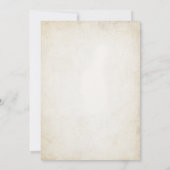 ウェスタン・ハウザ・ウェストは1歳の誕生日パーティー 招待状 (裏面)