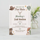 ウェスタン・バースデー素朴タ・パーティー 招待状 (スタンド正面)