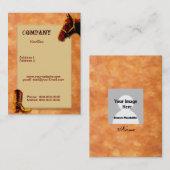 ウェスタン・ビジネス・カード 名刺 (正面/裏面)