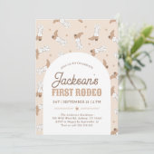 ウェスタン ファースト ロデオ バースデー 招待状 (スタンド正面)