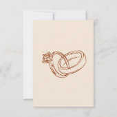 ウェスタン ブライダル ビンゴ ゲーム カード (裏面)