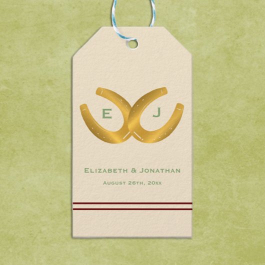 ウェスタン・ホース結婚シューズ ギフトタグ