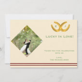 ウェスタン・ホース結婚シューズ サンキューカード (正面)