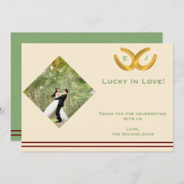 ウェスタン・ホース結婚シューズ サンキューカード