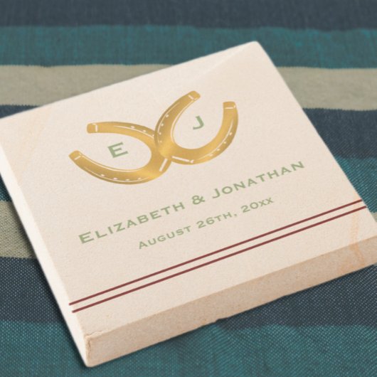 ウェスタン・ホース結婚シューズ ストーンコースター