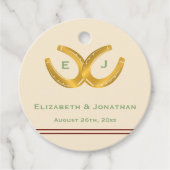 ウェスタン・ホース結婚シューズ フェイバータグ (正面)