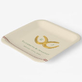 ウェスタン・ホース結婚シューズ ペーパープレート (傾斜あり)