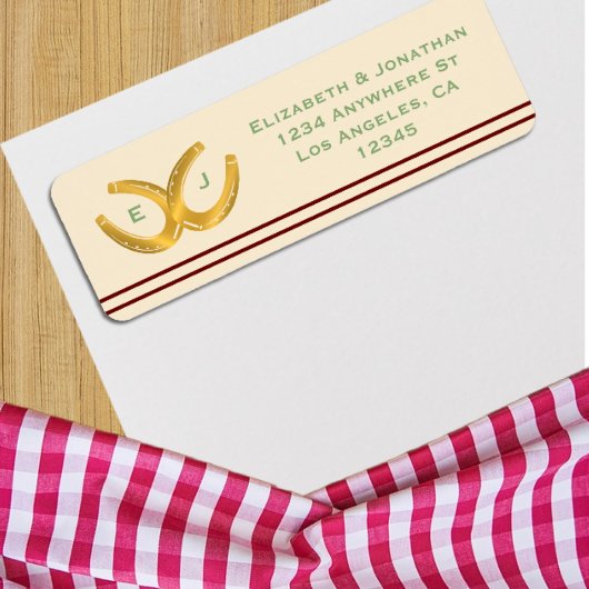 ウェスタン・ホース結婚シューズ ラベル