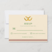 ウェスタン・ホース結婚シューズ 出欠カード (正面)