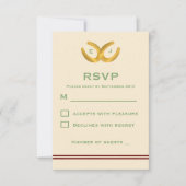 ウェスタン・ホース結婚シューズ 出欠カード (正面)