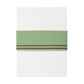 ウェスタン・ホース結婚シューズ 招待状ベリーバンド (裏面例)