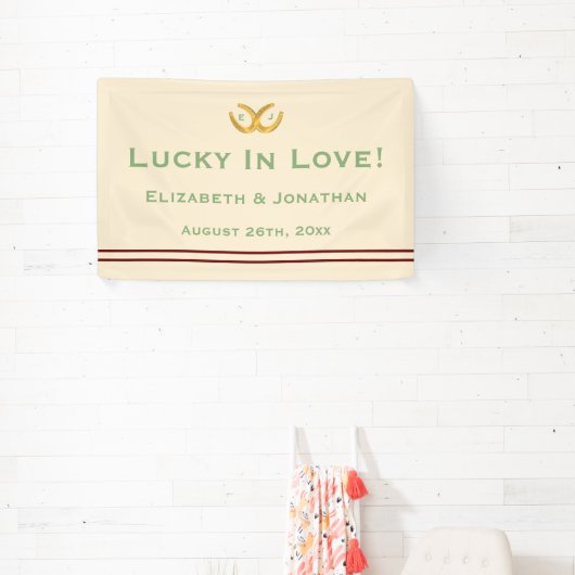 ウェスタン・ホース結婚シューズ 横断幕 (インサイチュ)