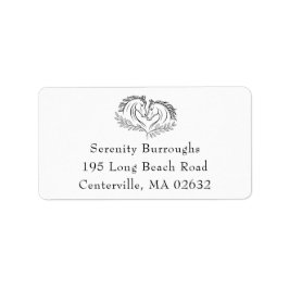 ウェスタン・ホース馬術素朴国の結婚式 ラベル