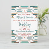 ウェスタン/ボヘミア ウェディング招待状 招待状 (スタンド正面)