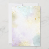 ウェスタン ラスティック フローラル バースデー サンクス カード (裏面)