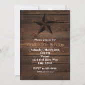 ウェスタン ラスティ スター ウッド ラスティック インビテーション (正面)