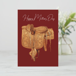 ウェスタン,ヴィンテージ,サドル,カントリー, 母の日 シーズンカード
