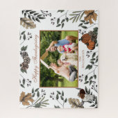 ウェスタン・感謝祭秋ハーベスト・ファミリー・フォト ジグソーパズル (縦)