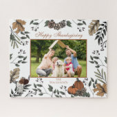 ウェスタン・感謝祭秋ハーベスト・ファミリー・フォト ジグソーパズル (横)