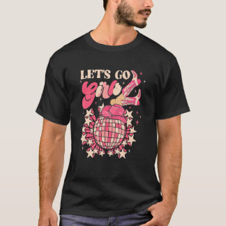 ウェスタン Let's Go Girls ブライダル バチェロレッテパーティー M Tシャツ