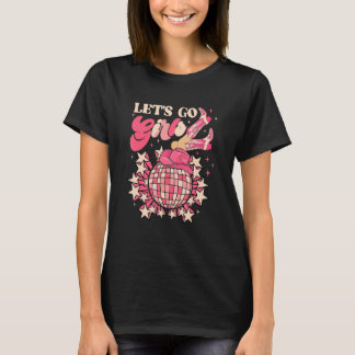 ウェスタン Let's Go Girls ブライダル バチェロレッテパーティー M Tシャツ