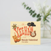 ウェスタン YeeHaw ハウディ バレンタイン 招待状 (スタンド正面)