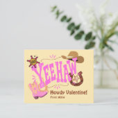 ウェスタン YeeHaw ハウディ バレンタイン 招待状 (スタンド正面)