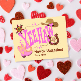 ウェスタン YeeHaw ハウディ バレンタイン 招待状