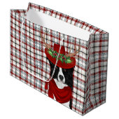 ウェスタープライドとコリ縁どードッグ恋人ホリデー ラージペーパーバッグ (正面アングル)