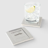 ウェスチングハウス蒸気タービンセラミックタイル五徳 ストーンコースター (横)