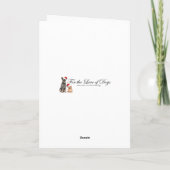 ウェスティとサンタ シーズンカード (裏面)