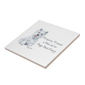 ウェスティの知恵 セラミック タイル (側面)