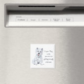 ウェスティの知恵 - 太った犬？ マグネット (インサイチュ (食洗機))