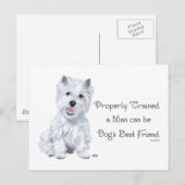 ウェスティの賢言 ポストカード (正面/裏面)