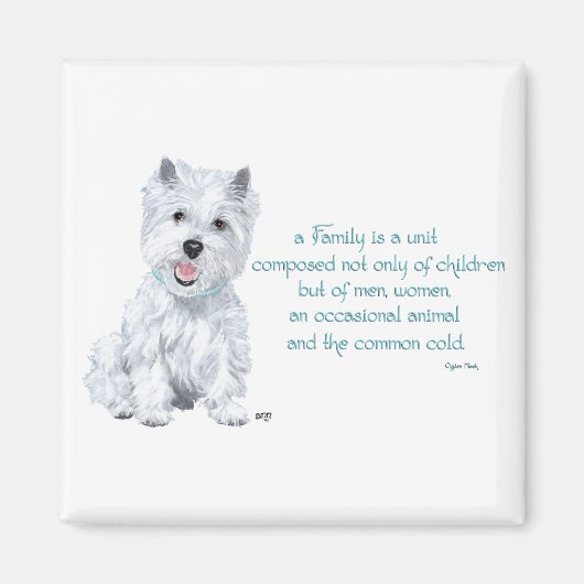 ウェスティウィズウィズダム – ファミリーダイナミクス マグネット (正面)